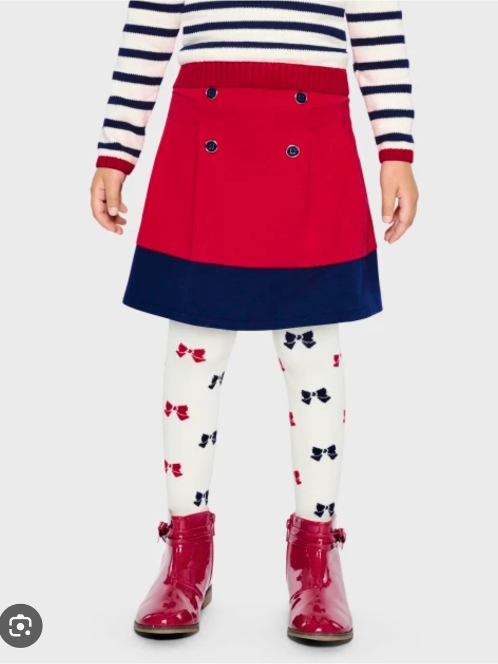 Gymboree colorblock skort